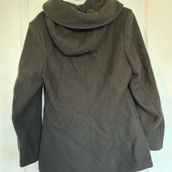 Brown Double-Breasted Women's Coat - Picture 2 of 2